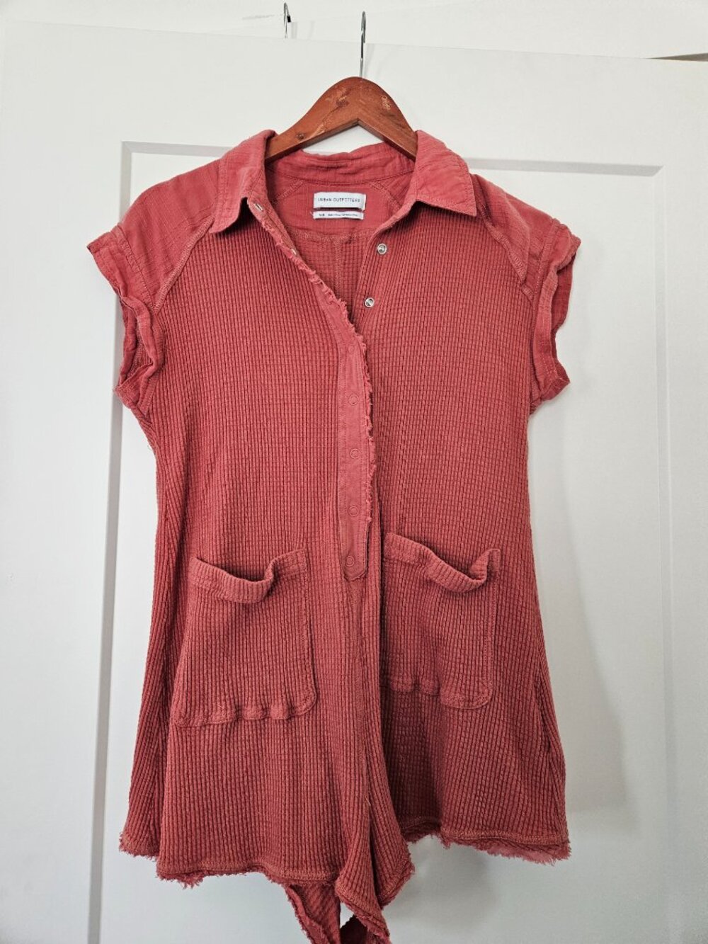 Urban Outfitters Waffle Knit Romper
